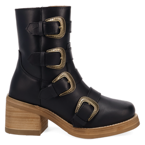 Topanga Black Leather Boot (DS) DP