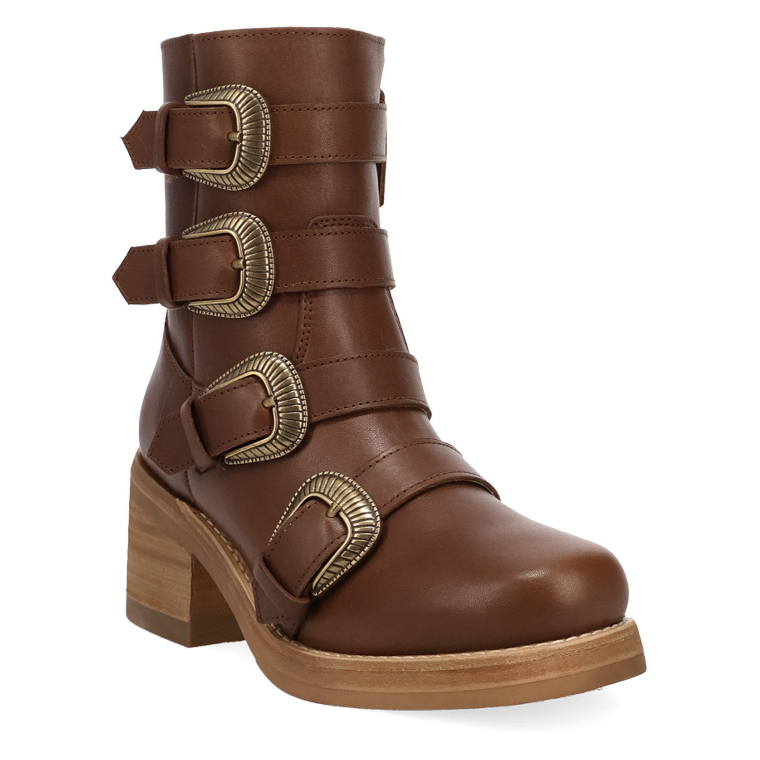 Topanga Brown Leather Boot (DS) DP