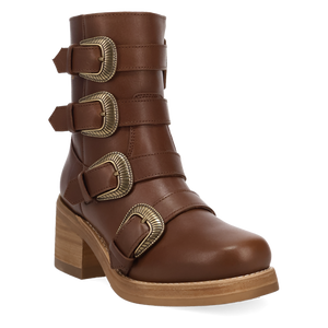 Topanga Brown Leather Boot (DS) DP