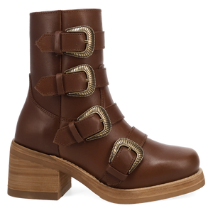 Topanga Brown Leather Boot (DS) DP