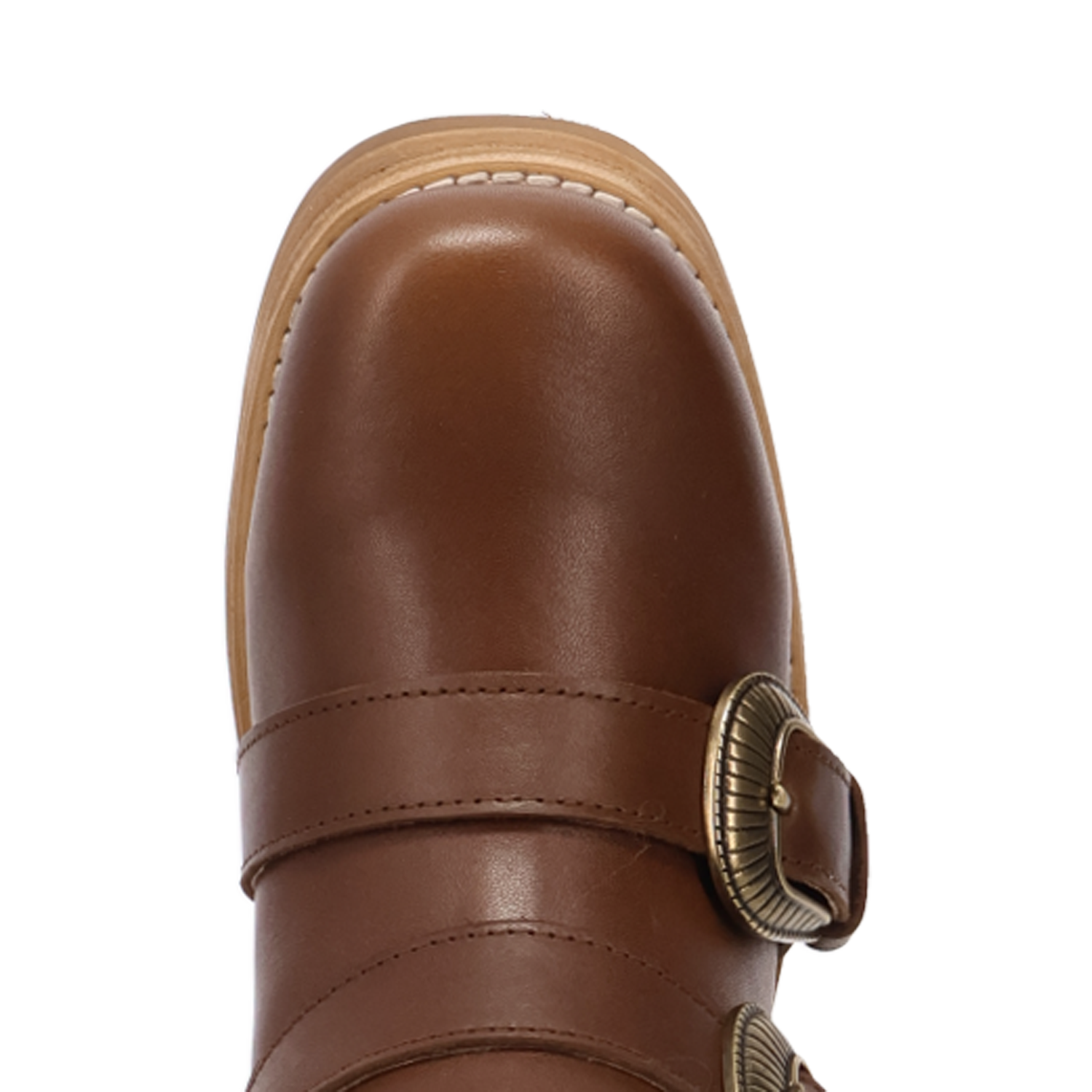 Topanga Brown Leather Boot (DS) DP