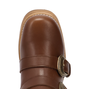 Topanga Brown Leather Boot (DS) DP