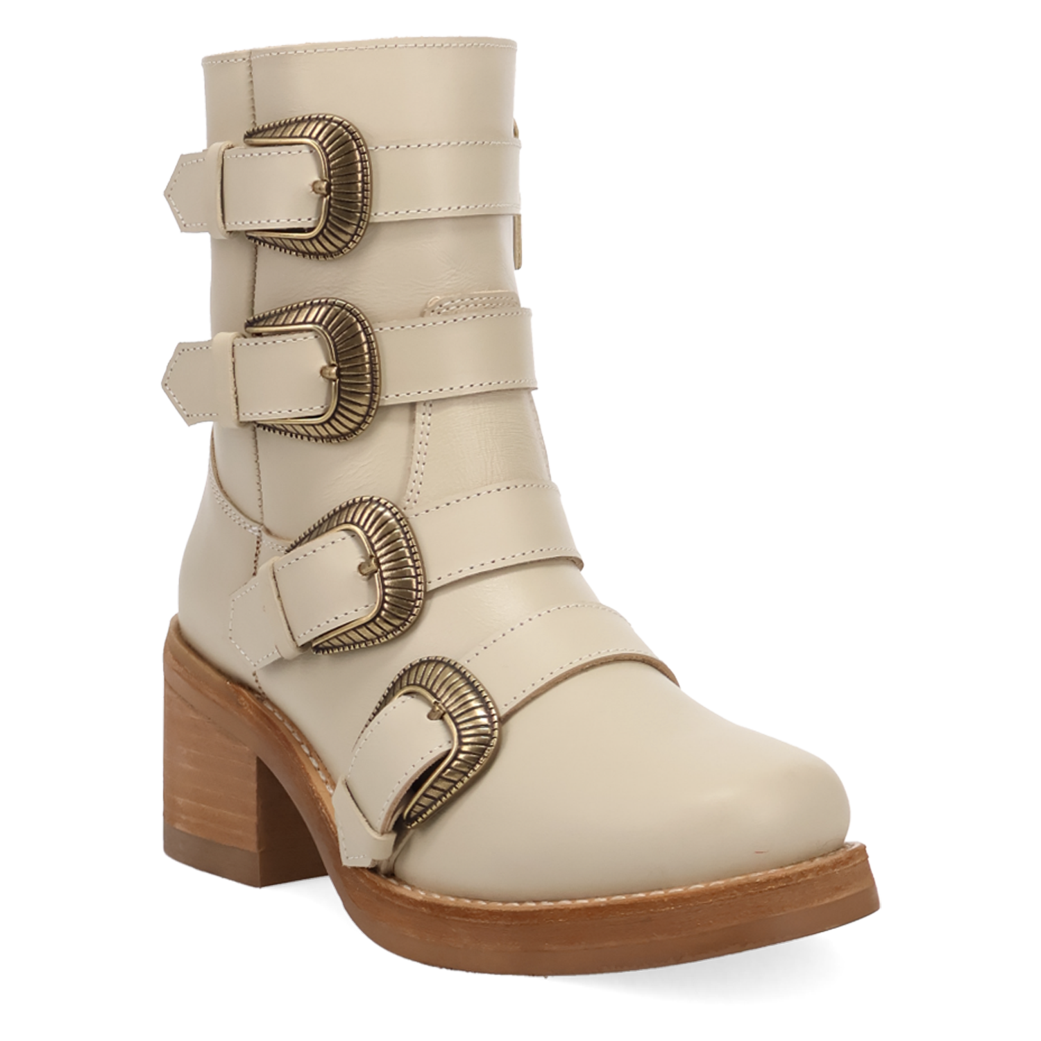 Topanga Cream Leather Boot (DS) DP