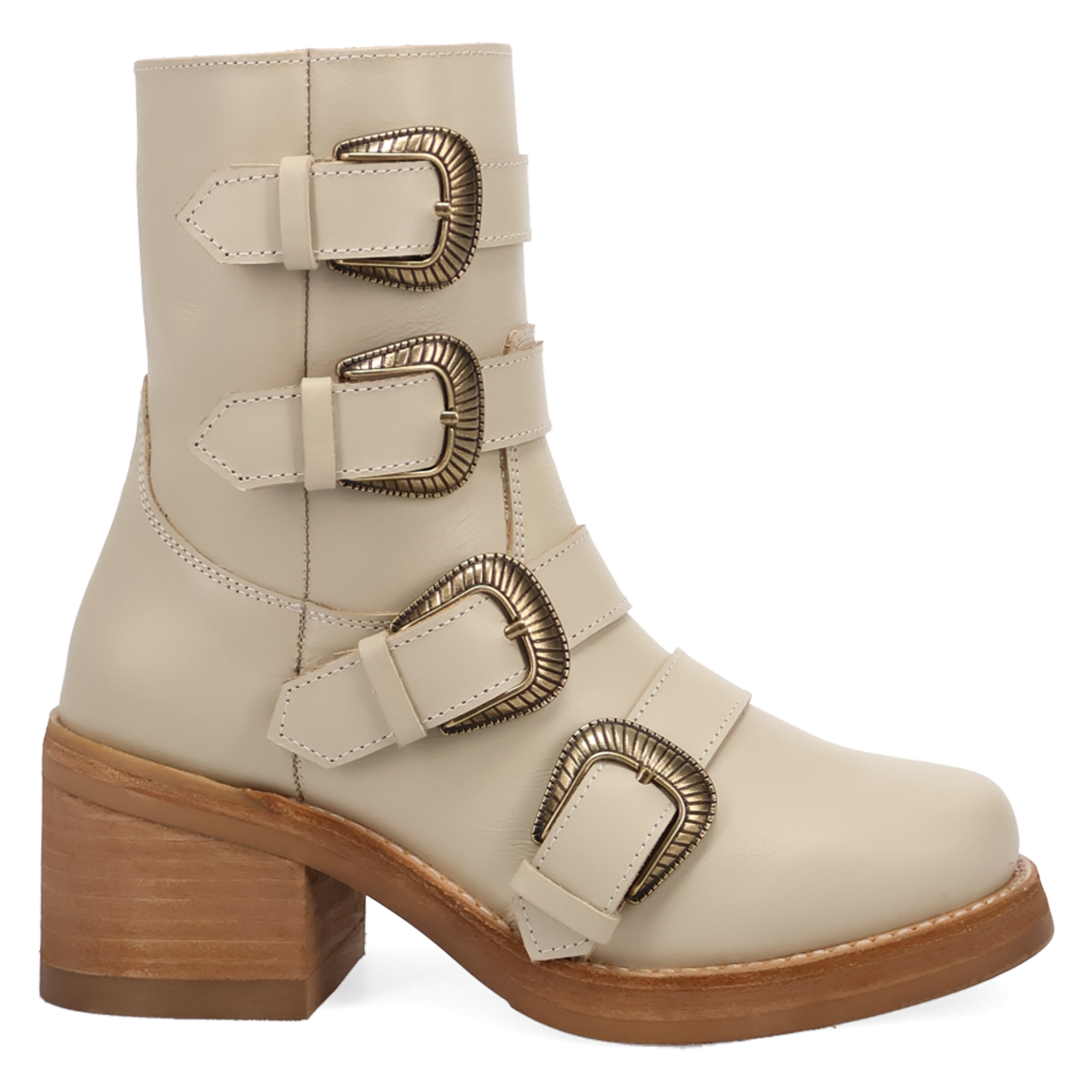 Topanga Cream Leather Boot (DS) DP