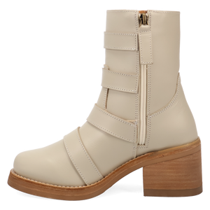 Topanga Cream Leather Boot (DS) DP