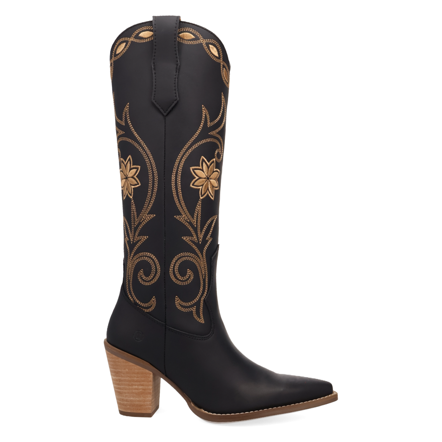 Miss Daisy Black Leather Boots (DS)