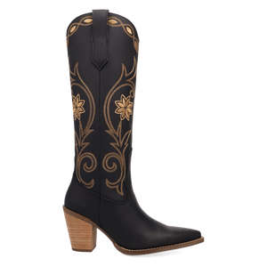 Miss Daisy Black Leather Boots (DS)