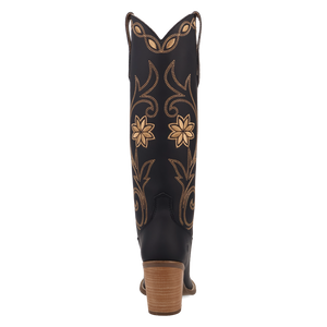 Miss Daisy Black Leather Boots (DS)