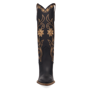 Miss Daisy Black Leather Boots (DS)