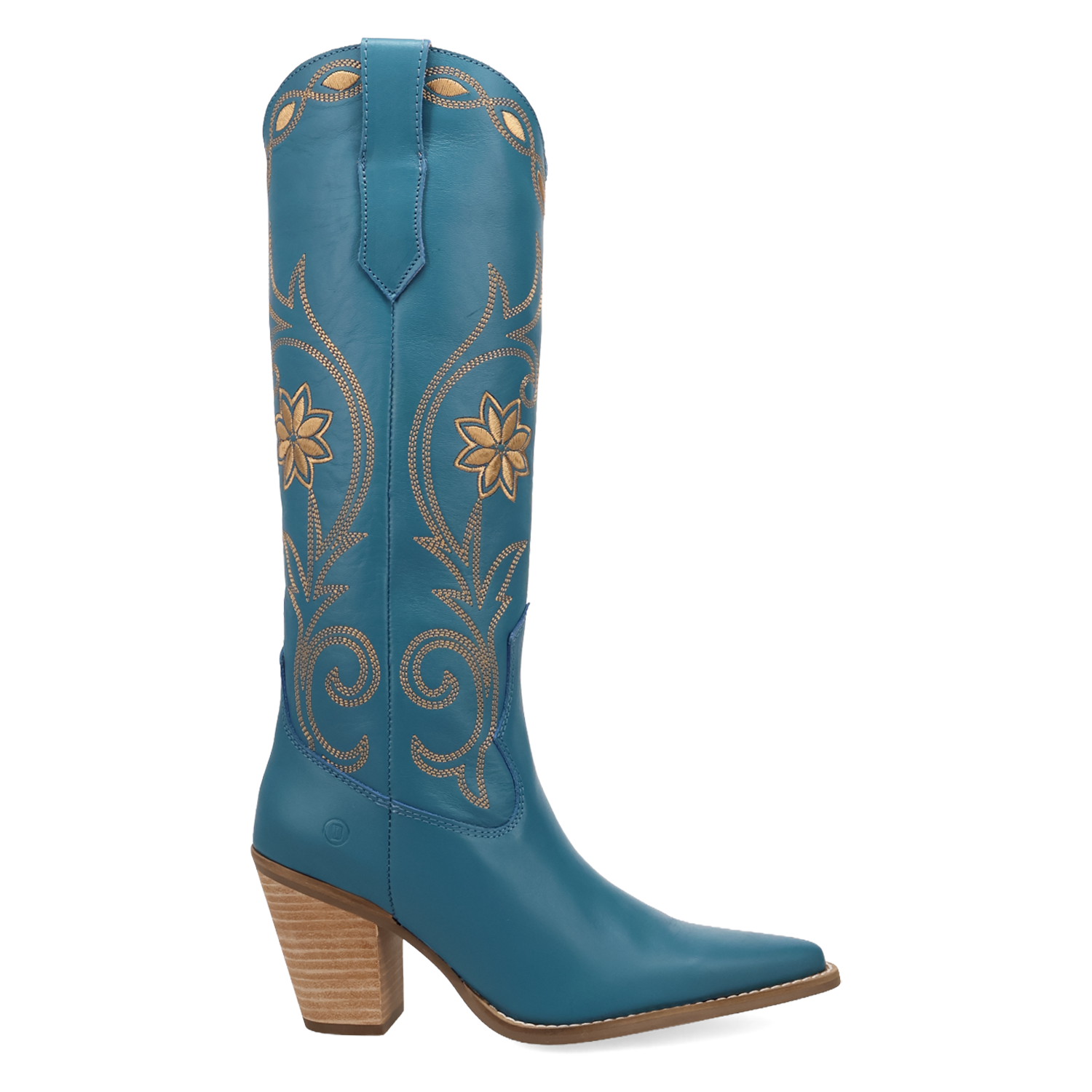 Miss Daisy Blue Leather Boots (DS)
