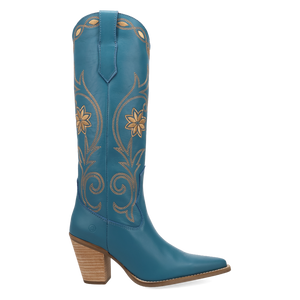 Miss Daisy Blue Leather Boots (DS)