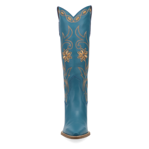 Miss Daisy Blue Leather Boots (DS)