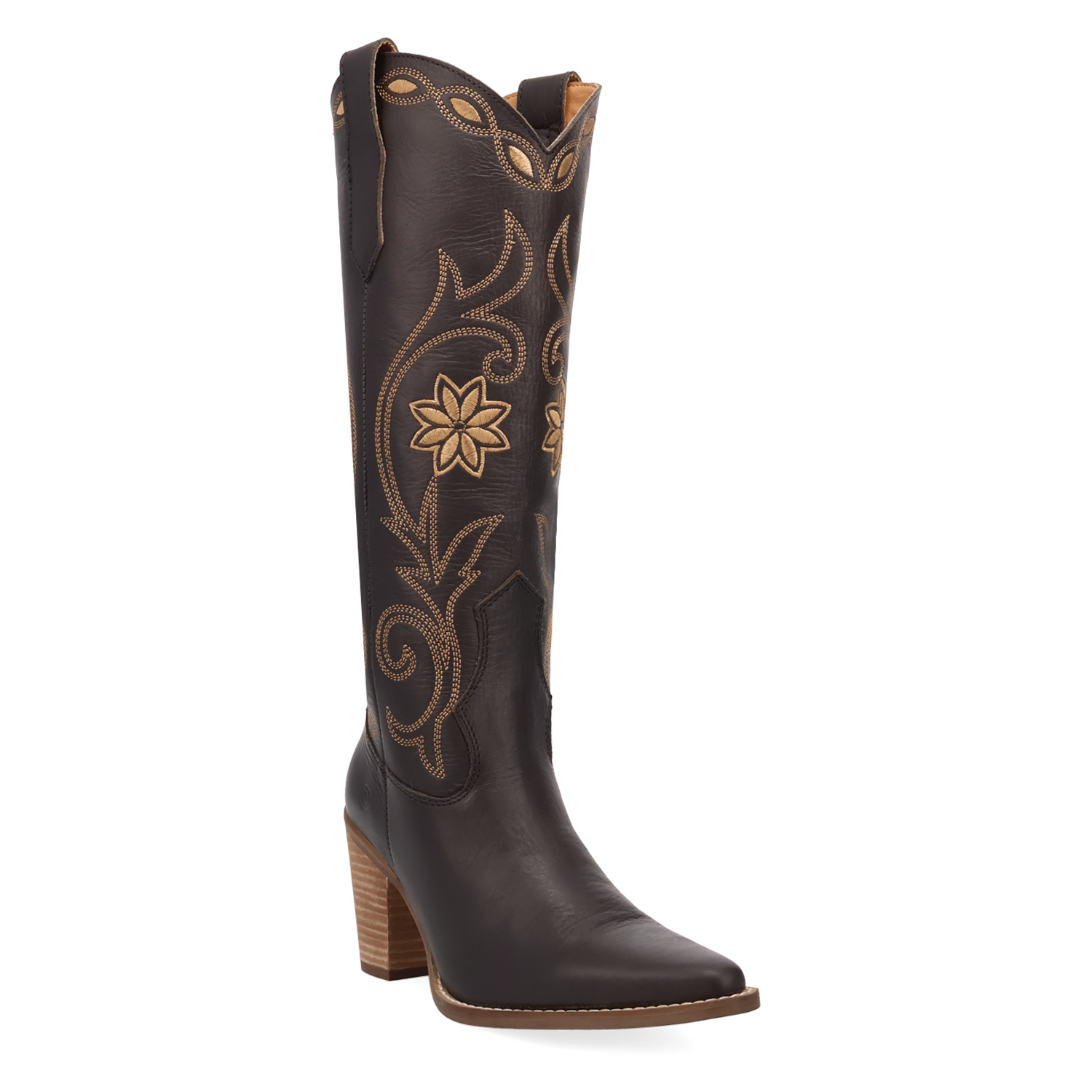 Miss Daisy Brown Leather Boots (DS)