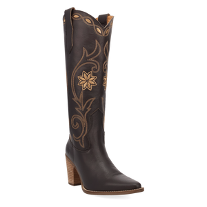 Miss Daisy Brown Leather Boots (DS)