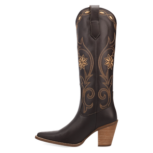 Miss Daisy Brown Leather Boots (DS)