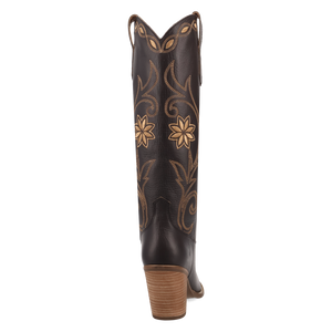 Miss Daisy Brown Leather Boots (DS)