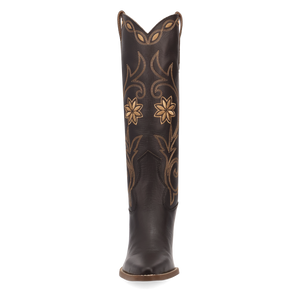 Miss Daisy Brown Leather Boots (DS)