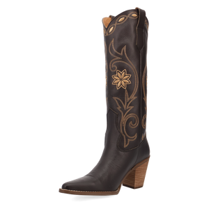 Miss Daisy Brown Leather Boots (DS)