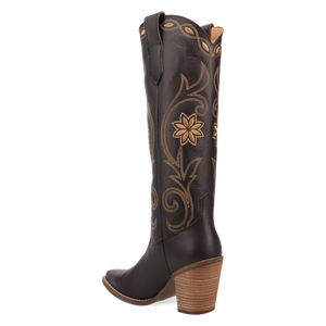 Miss Daisy Brown Leather Boots (DS)