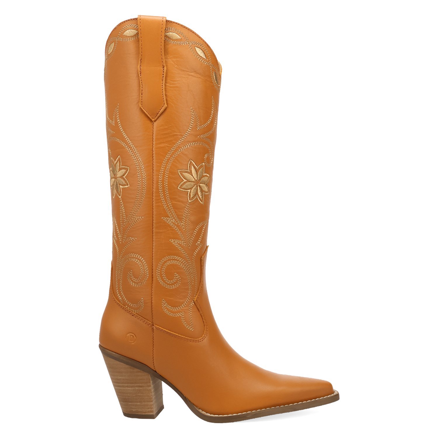 Miss Daisy Orange Leather Boots (DS)