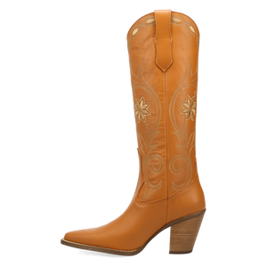 Miss Daisy Orange Leather Boots (DS)