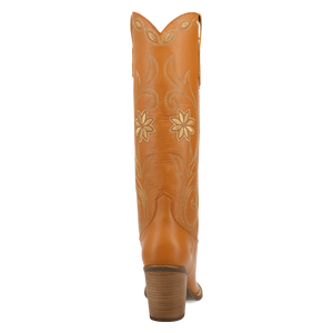 Miss Daisy Orange Leather Boots (DS)