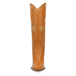 Miss Daisy Orange Leather Boots (DS)