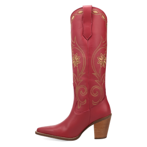 Miss Daisy Pink Leather Boots (DS)