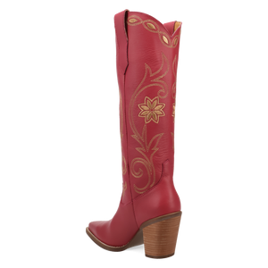 Miss Daisy Pink Leather Boots (DS)