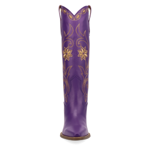 Miss Daisy Purple Leather Boots (DS)