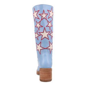 American Dream Light Blue Leather Boot (DS) DP