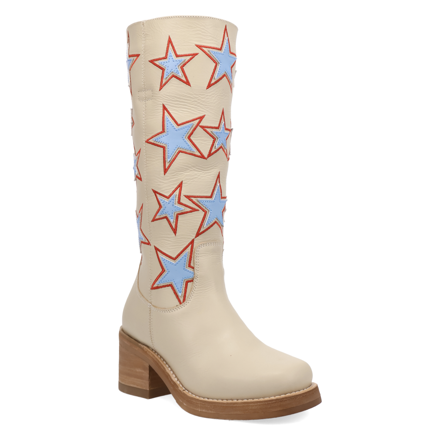 American Dream Cream Leather Boot (DS) DP