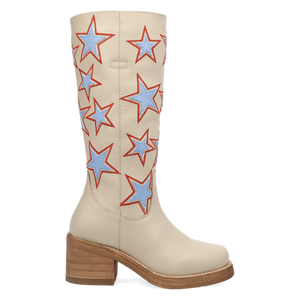 American Dream Cream Leather Boot (DS) DP