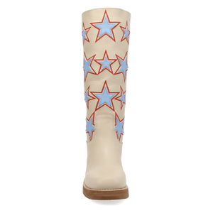American Dream Cream Leather Boot (DS) DP