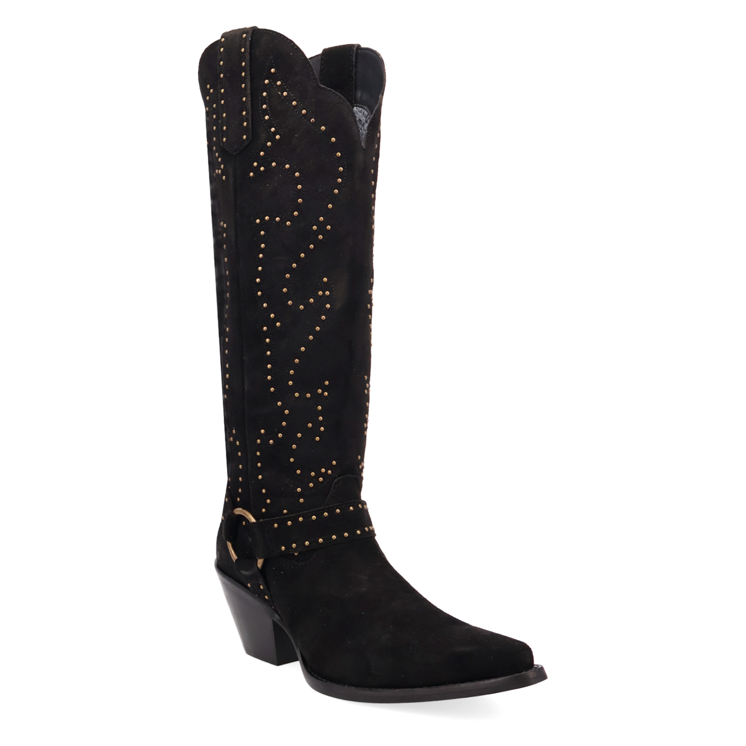 Wicked Black Suede Leather Boots (DS) ~ PREORDER 9/20/26