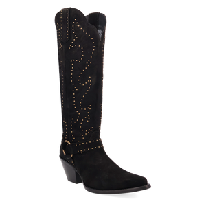 Wicked Black Suede Leather Boots (DS) ~ PREORDER 9/20/26