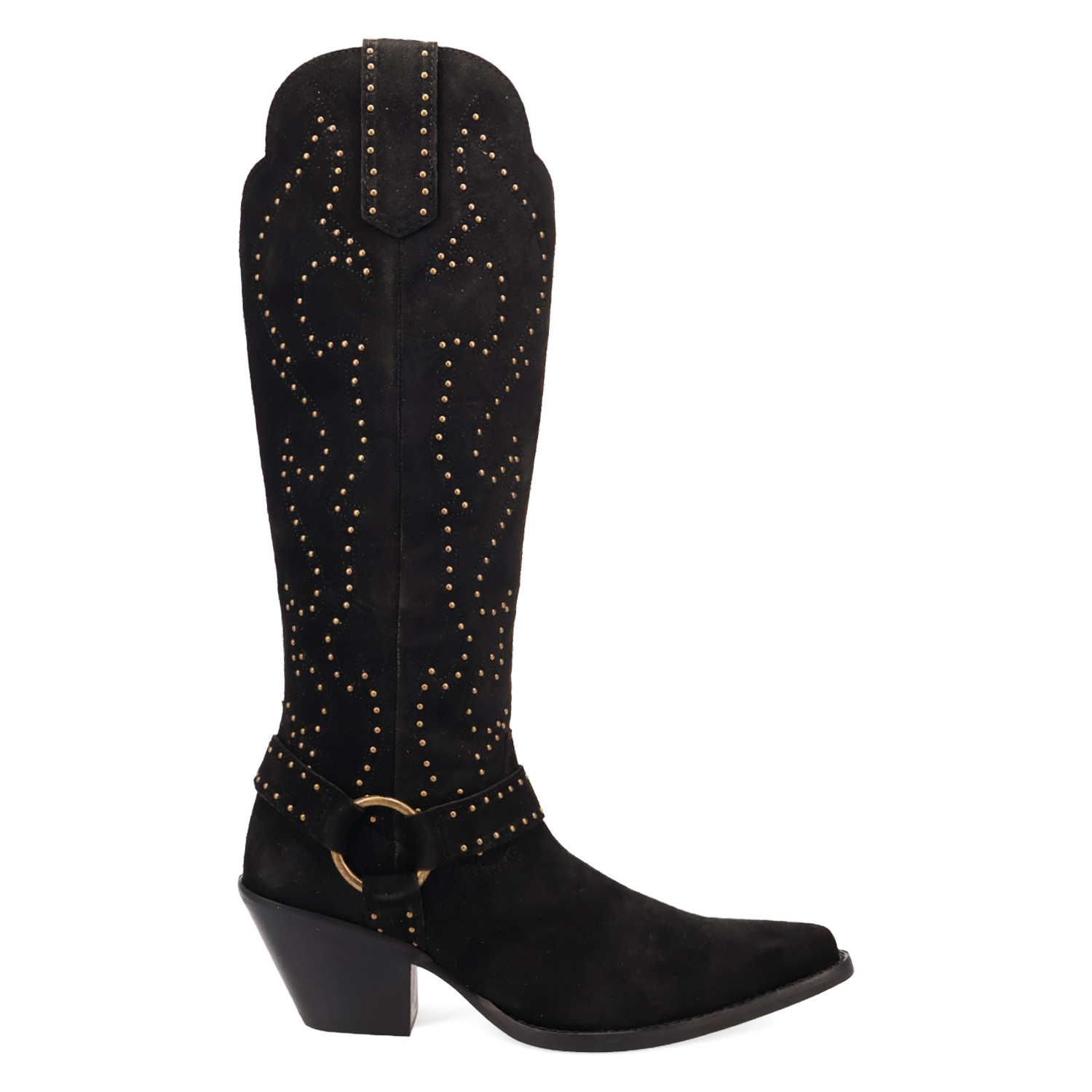 Wicked Black Suede Leather Boots (DS) ~ PREORDER 9/20/26