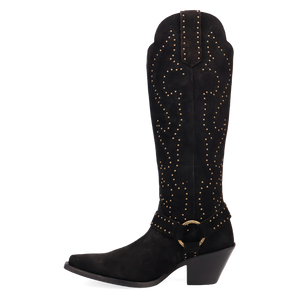 Wicked Black Suede Leather Boots (DS) ~ PREORDER 9/20/26