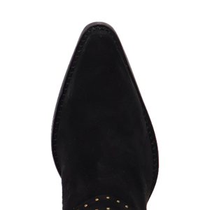 Wicked Black Suede Leather Boots (DS) ~ PREORDER 9/20/26
