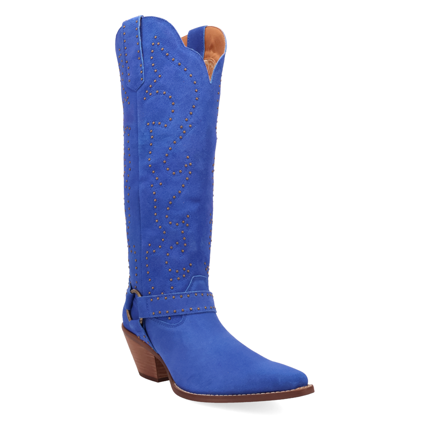 Wicked Blue Suede Leather Boots (DS) ~ PREORDER 9/20/26