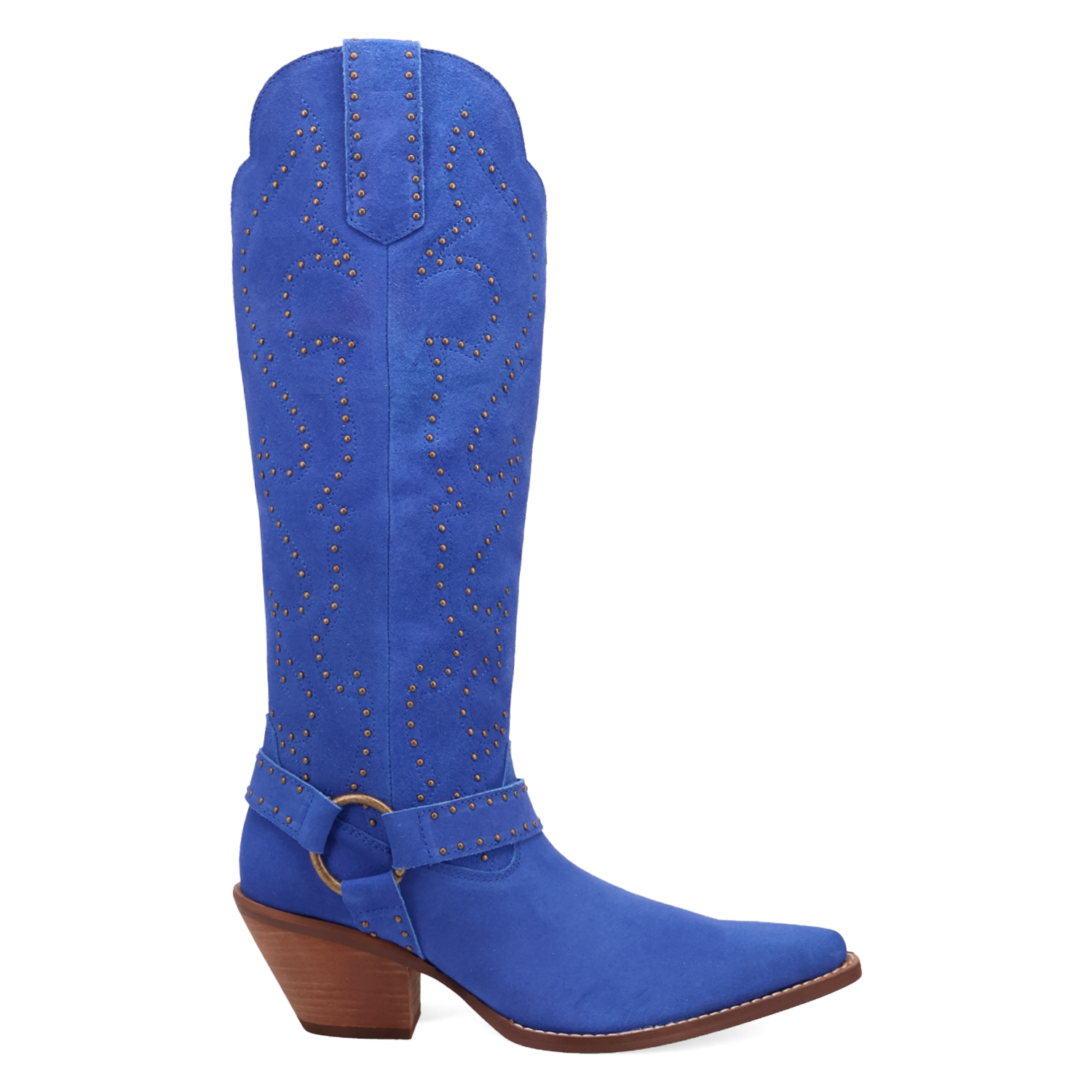 Wicked Blue Suede Leather Boots (DS) ~ PREORDER 9/20/26