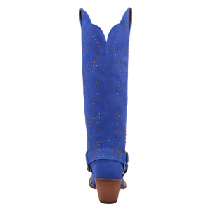 Wicked Blue Suede Leather Boots (DS) ~ PREORDER 9/20/26