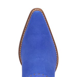 Wicked Blue Suede Leather Boots (DS) ~ PREORDER 9/20/26