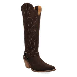 Wicked Brown Suede Leather Boots (DS) ~ PREORDER 9/20/26