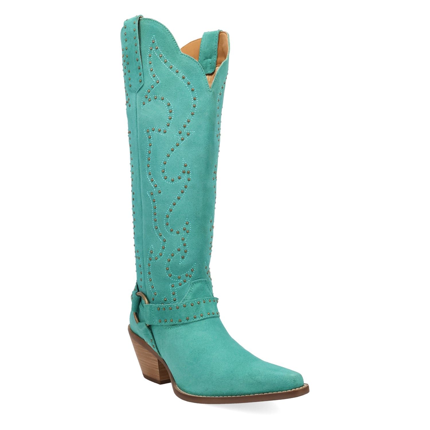 Wicked Green Suede Leather Boots (DS) ~ PREORDER 9/20/26