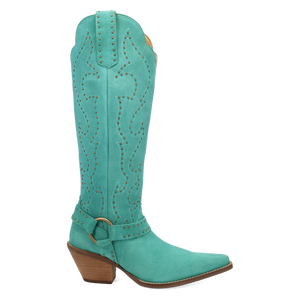Wicked Green Suede Leather Boots (DS) ~ PREORDER 9/20/26