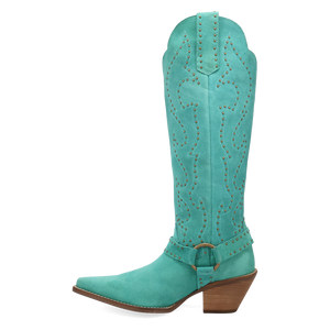 Wicked Green Suede Leather Boots (DS) ~ PREORDER 9/20/26