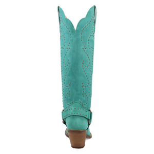 Wicked Green Suede Leather Boots (DS) ~ PREORDER 9/20/26