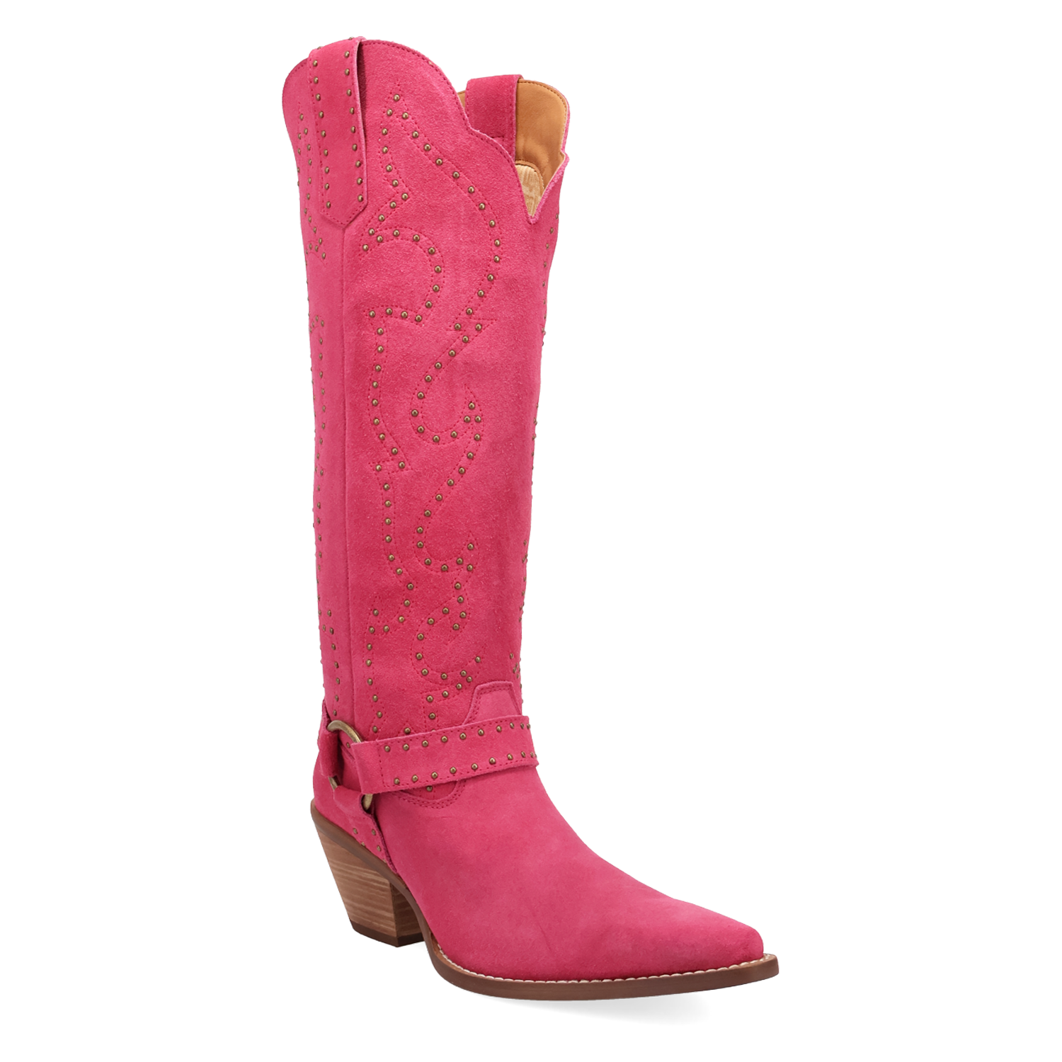 Wicked Pink Suede Leather Boots (DS) ~ PREORDER 9/20/26