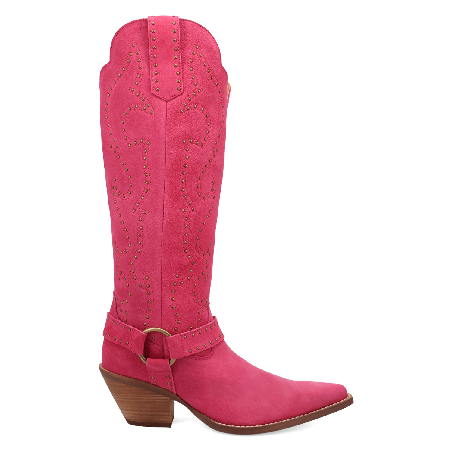 Wicked Pink Suede Leather Boots (DS) ~ PREORDER 9/20/26